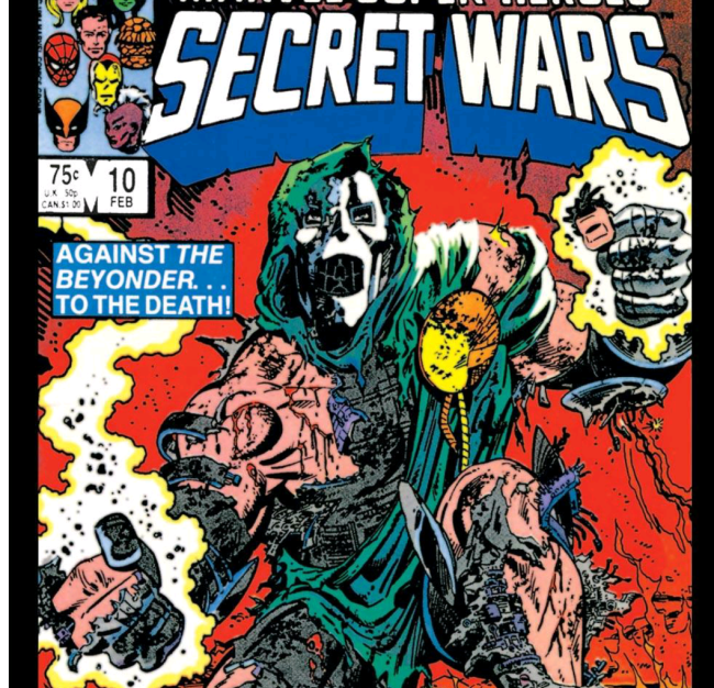 Cover Secret Wars komik menampilkan Doctor Doom. (Dok. Marvel Comics)