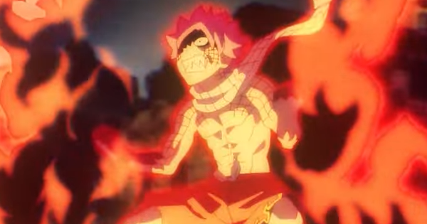 Natsu's form after eating Ignia's fire - Fairy Tail: 100 Years Quest