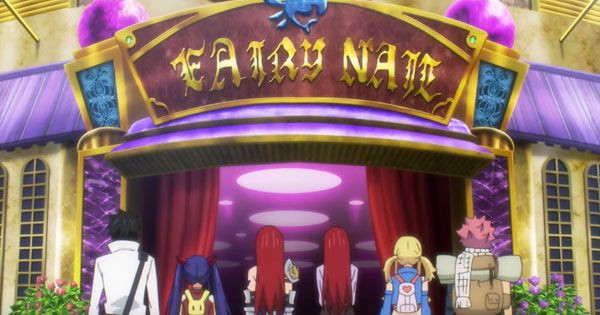 Tim Natsu mendapati guild Fairy Nail - Fairy Tail: 100 Years Quest