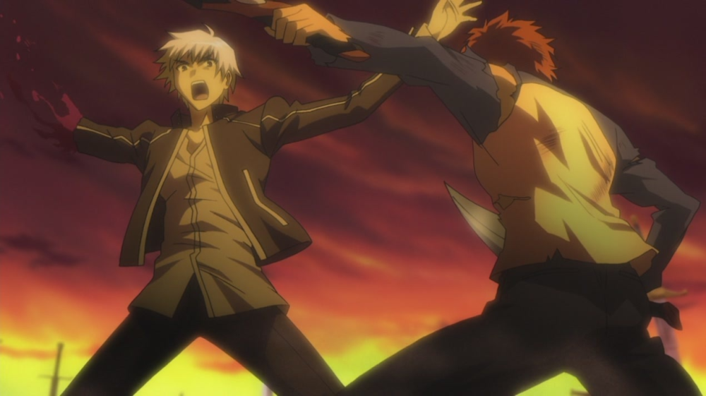 Shirou vs Gilgamesh - Fate/Stay Night