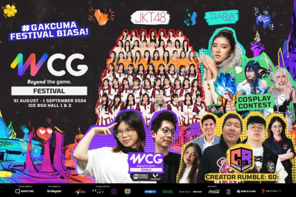 World Cyber Games (WCG) Festival 2024 Hadirkan Rombongan Kreator!