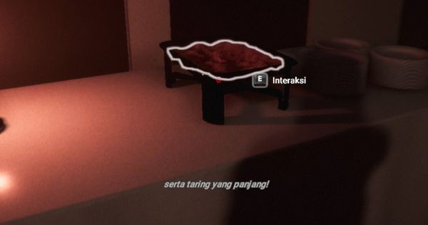 Interaksi karakter pada obyek dalam permainan - Nightmare Side The Game