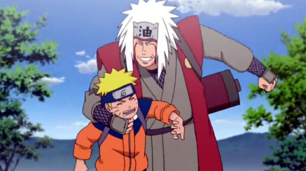 Naruto and Jiraiya