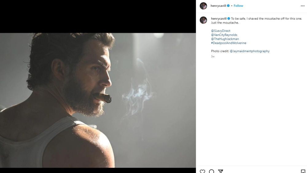 henry cavill wolverine instagram.jpg