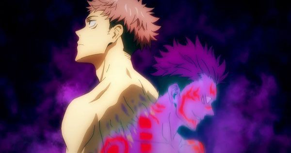 Yuji dan Sukuna yang bersemayam dalam tubuhnya - Jujutsu Kaisen