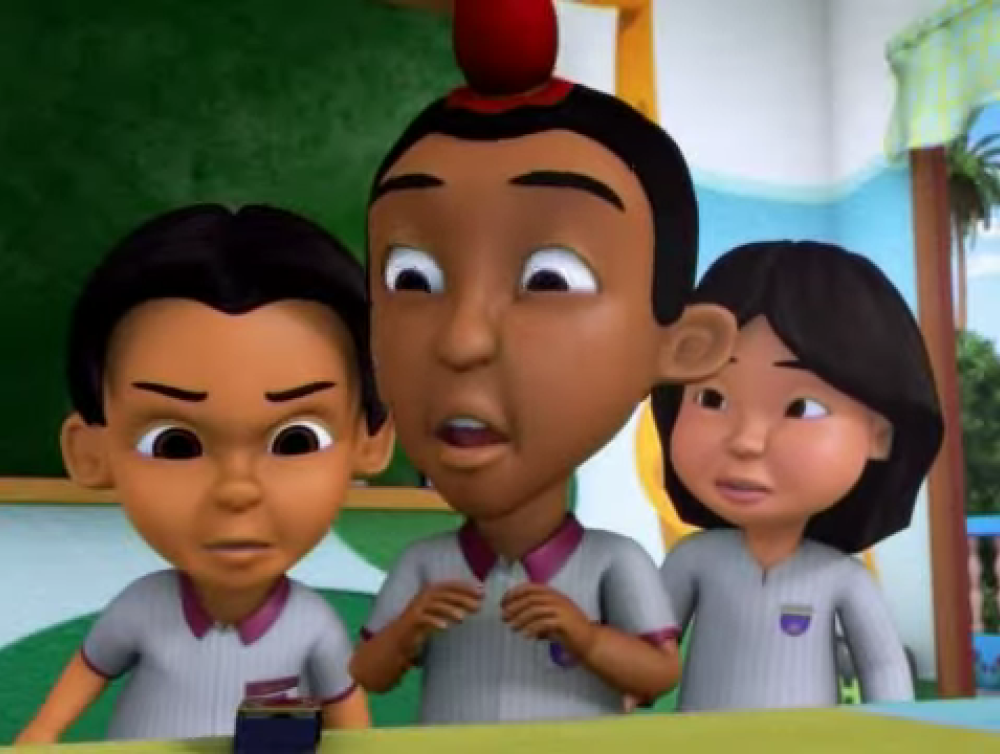 Benda di Atas Kepala Jarjit Upin & Ipin Itu Apa Sih? Ini Jawabannya!