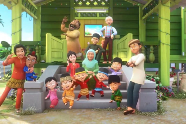 Daftar Penduduk Kampung Durian Runtuh di Upin dan Ipin