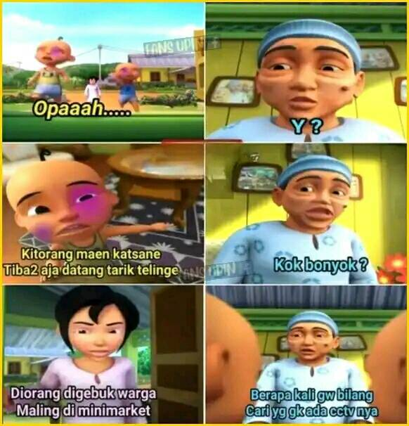 meme Opah Upin Ipin