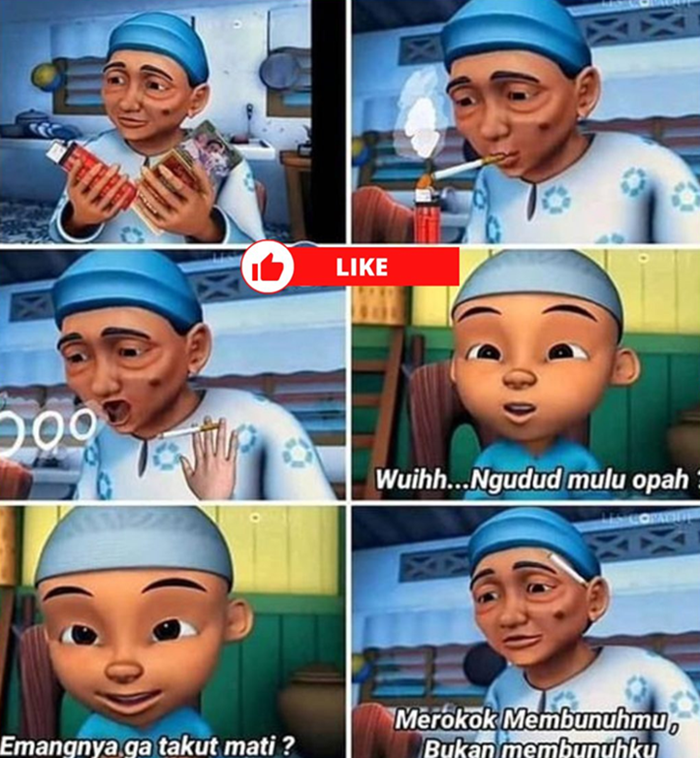 meme Opah Upin Ipin