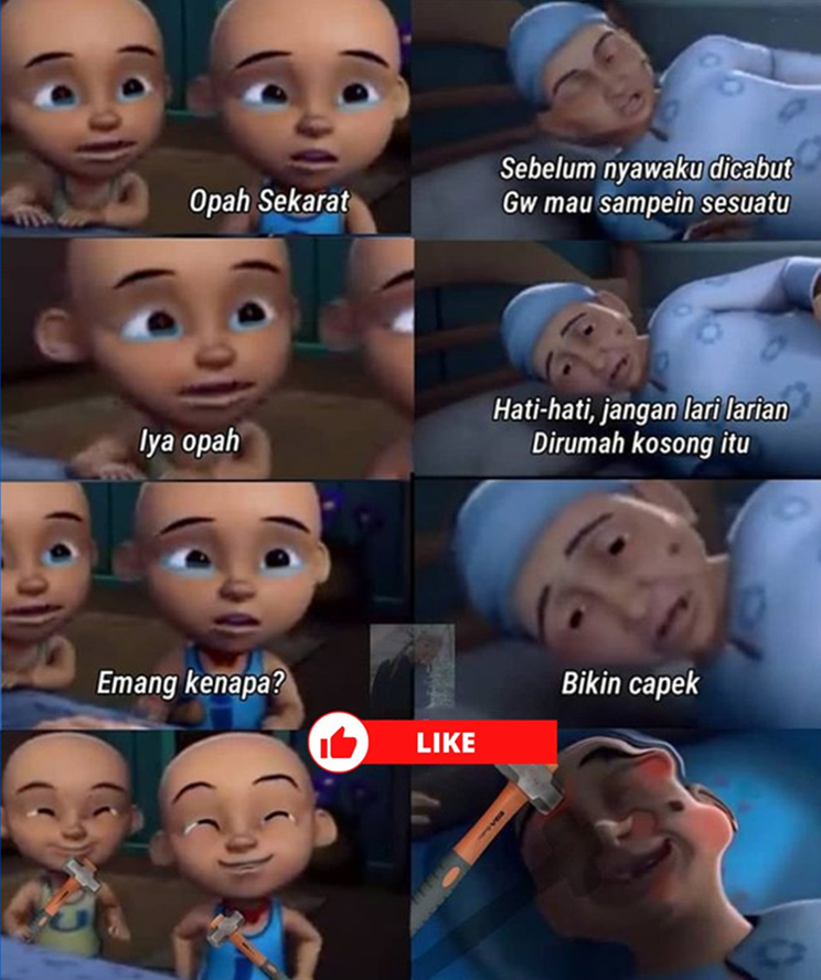 meme Opah Upin Ipin