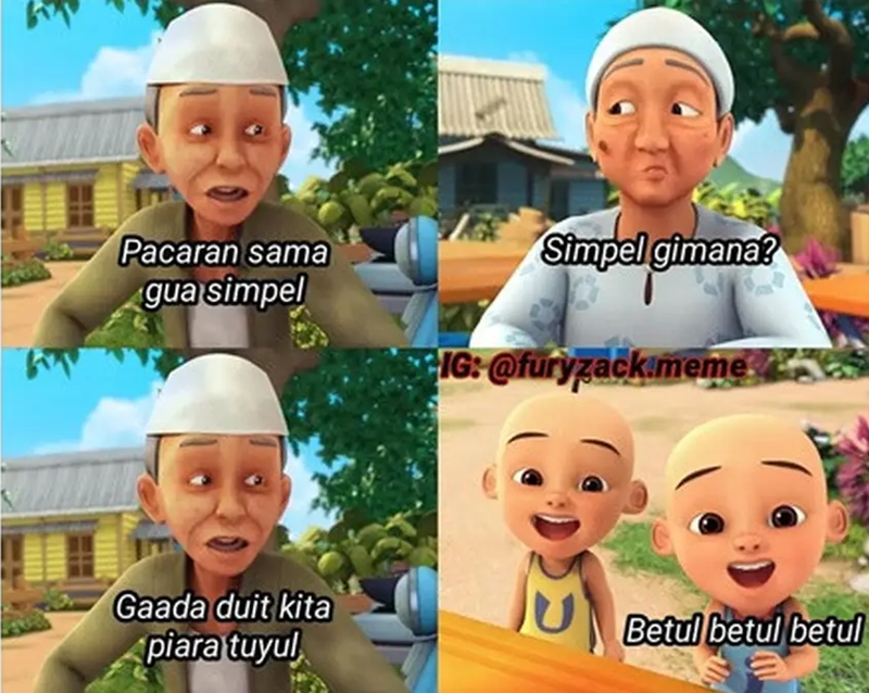 meme Opah Upin Ipin