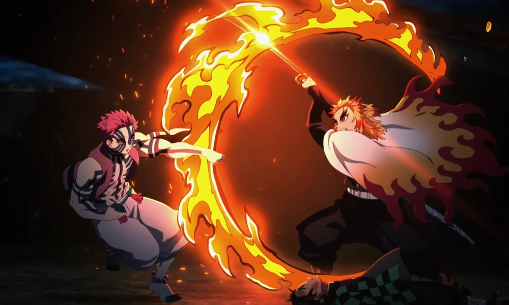 Kimetsu no Yaiba - Kyojuro Rengoku vs Akaza