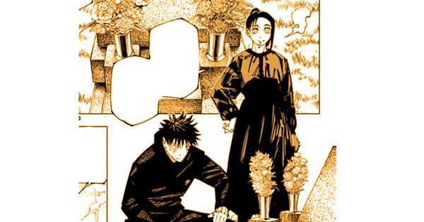 Megumi dan Shoko mengunjungi makam Tsumiki - Jujutsu Kaisen