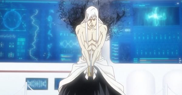 Ukitake melakukan ritual pelepasan kekuatan Mimihagi - Bleach