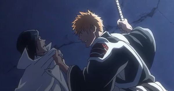 Ichigo mencoba menyadarkan Ishida - Bleach