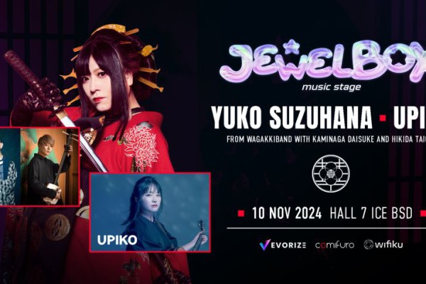 Yuko Suzuhana dari Wagakki Band dan UPIKO Siap Tampil di CF19!