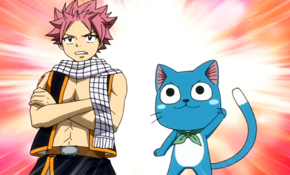 Natsu dan Happy - Fairy Tail