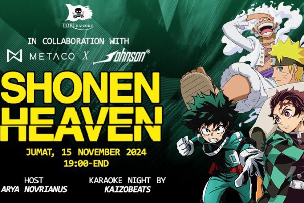 Johnson Indonesia Hadirkan Shonen Heaven Tanggal 15 September!