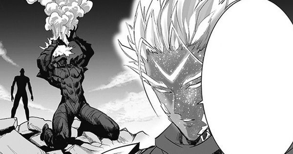 Empty Void bercerita pada momen saat ia menyedot kekuatan Garou - One Punch Man