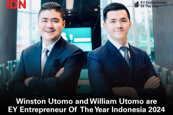 Winston dan William Utomo Raih Penghargaan EY Entrepreneur of the Year