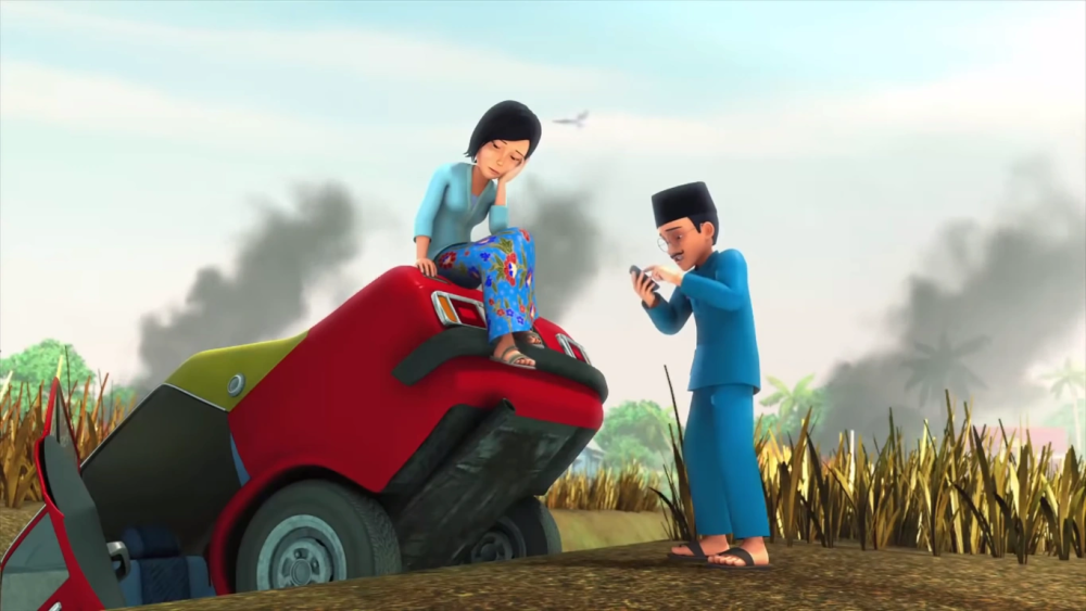 Ultraman Ribut I - Upin & Ipin