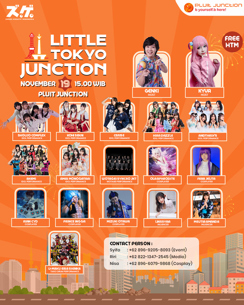 Little Tokyo Junction: Event Wibu di Hari Kerja Hadir 19 November!