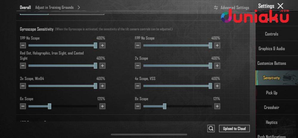 Rekomendasi Sensitivitas PUBG No Recoil: Full dan No Gyro