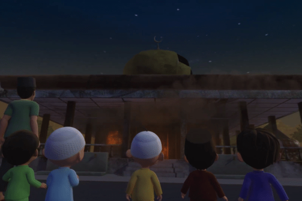 Ini Penyebab Masjid Kampung Durian Runtuh Upin Ipin Terbakar!