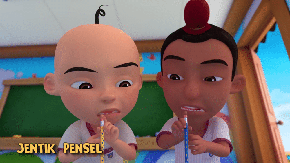 mainan tradisional di Upin & Ipin