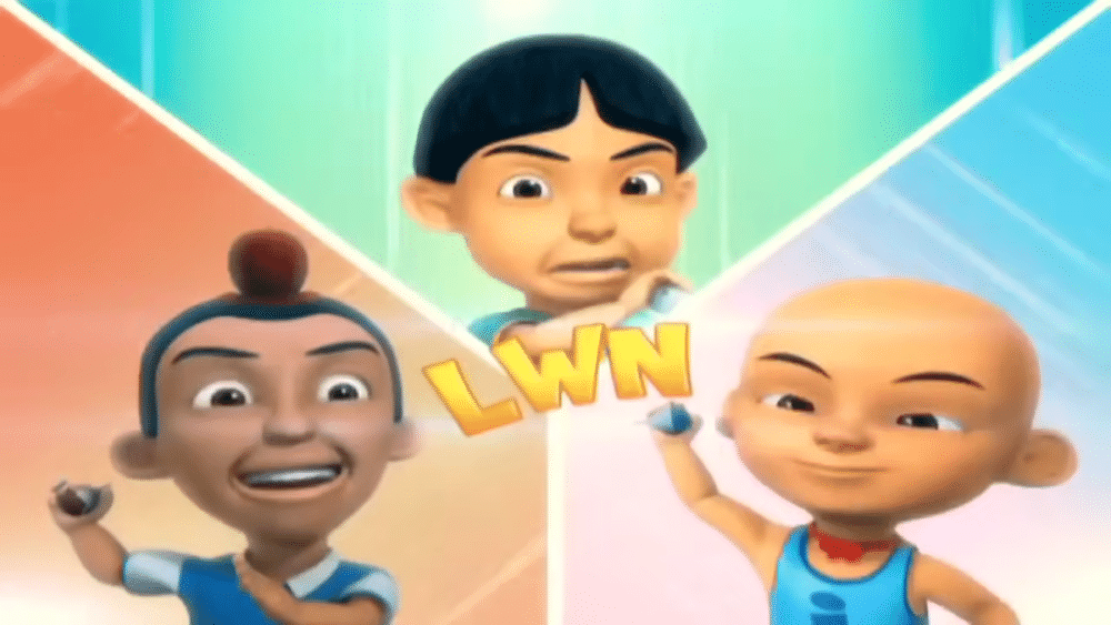 mainan tradisional di Upin & Ipin