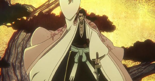 Kyoraku memperlihatkan Bankai-nya - Bleach