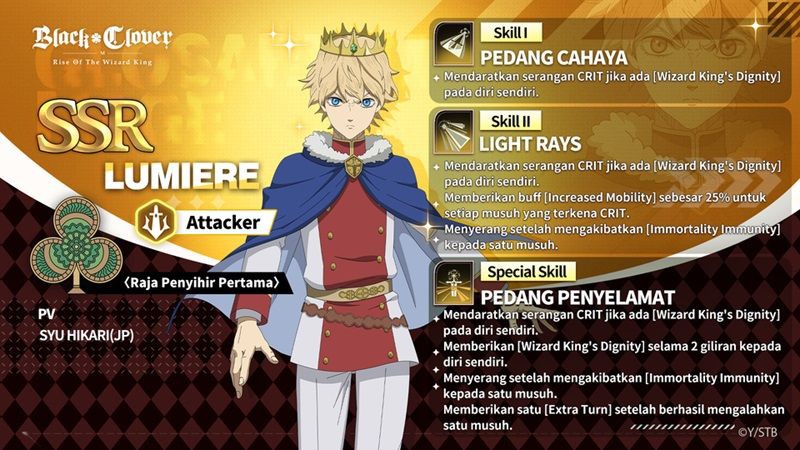 Mainkan SSR Lumiere! - Black Clover M.jpg