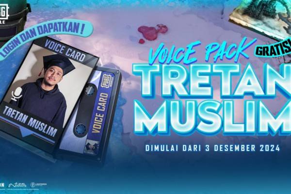 PUBG MOBILE Luncurkan Kolaborasi Voice Pack Tretan Muslim!