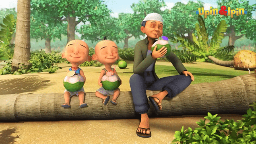 buah-buahan di Upin & Ipin