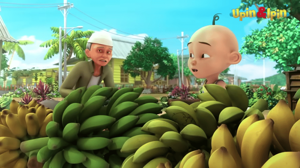 buah-buahan di Upin & Ipin