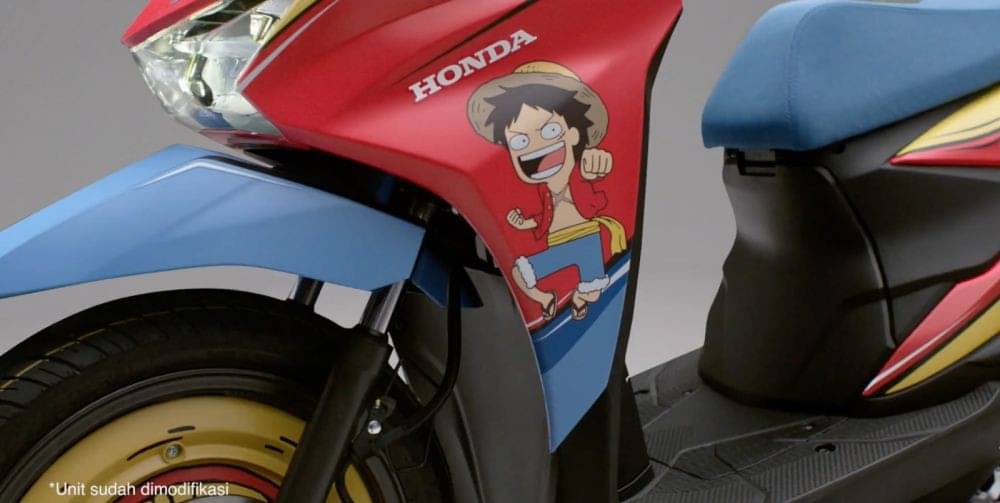 Honda BeAT X One Piece X Tahilalats, 5 Motor Spesial Kru Topi Jerami!