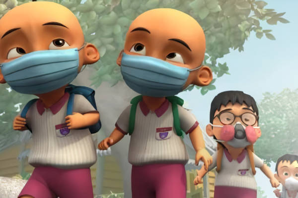 5 Hal yang Jarang Disadari di Upin dan Ipin Episode Bahaya Jerebu