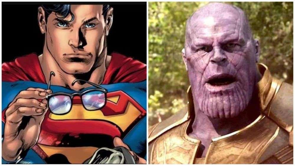 (Dok. DC Comics/Superman, Dok. Marvel Studio/Avengers: Infinity War)