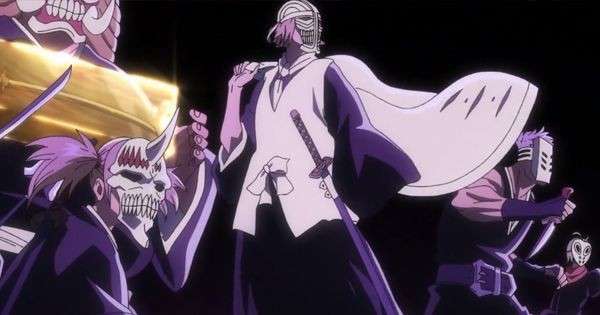 Tim Visored kembali memakai topeng Hollow - Bleach