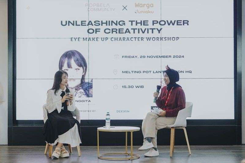 Serunya Talkshow dan Workshop Eye Makeup Character di IDN HQ