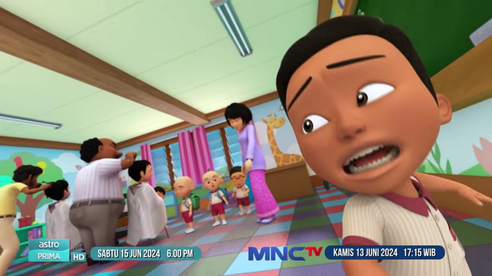 episode Gunting Rambut -  Upin & Ipin