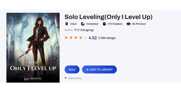 Tempat baca novel Solo Leveling - Webnovel.com