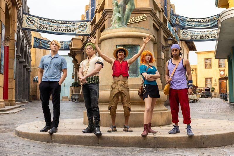 Foto para pemeran One Piece Netflix. (x.com/onepiecenetflix)