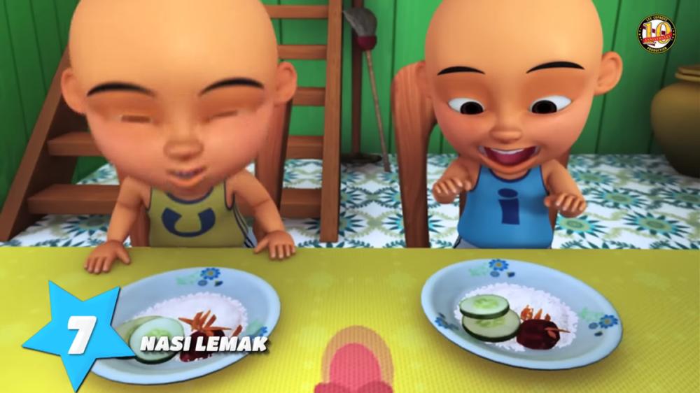 top 10 makanan Kampung Durian Runtuh Upin & Ipin