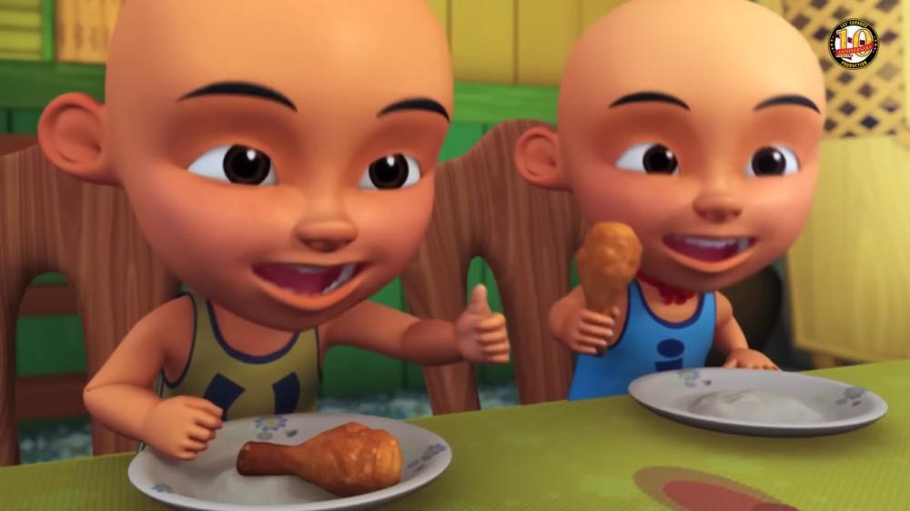 top 10 makanan Kampung Durian Runtuh Upin & Ipin