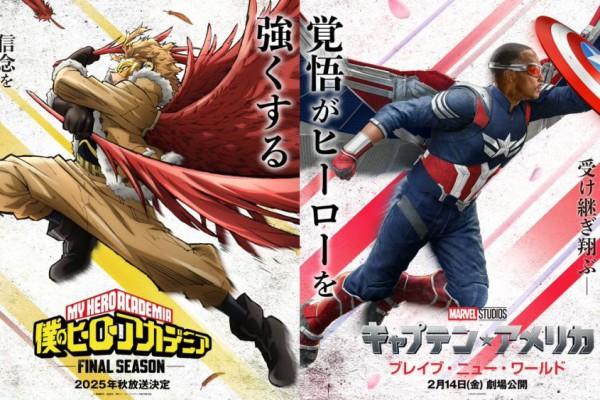 Perbandingan Hawks My Hero Academia dengan Captain America Sam Wilson