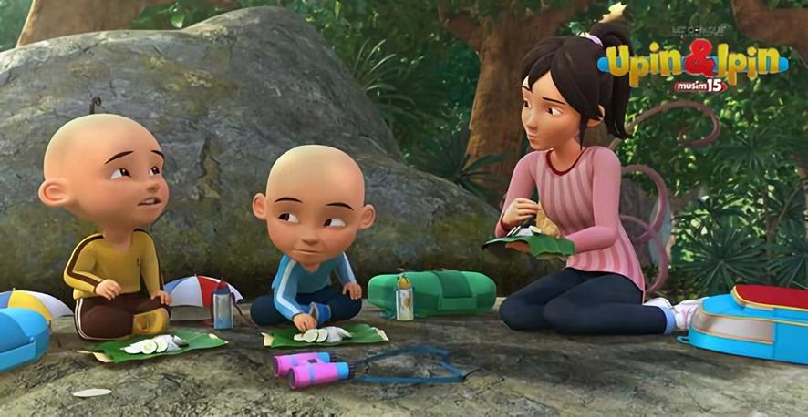 episode Mencari Elang Merah - Upin & Ipin