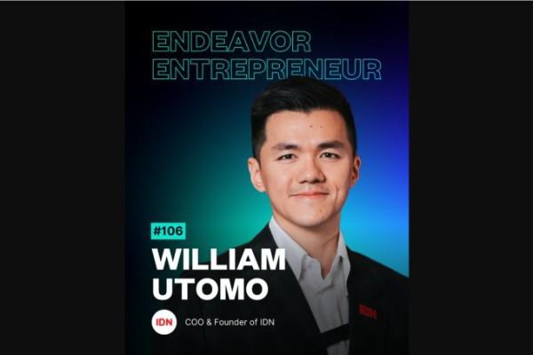 William Utomo Terpilih sebagai Endeavor Entrepreneur ke-106!