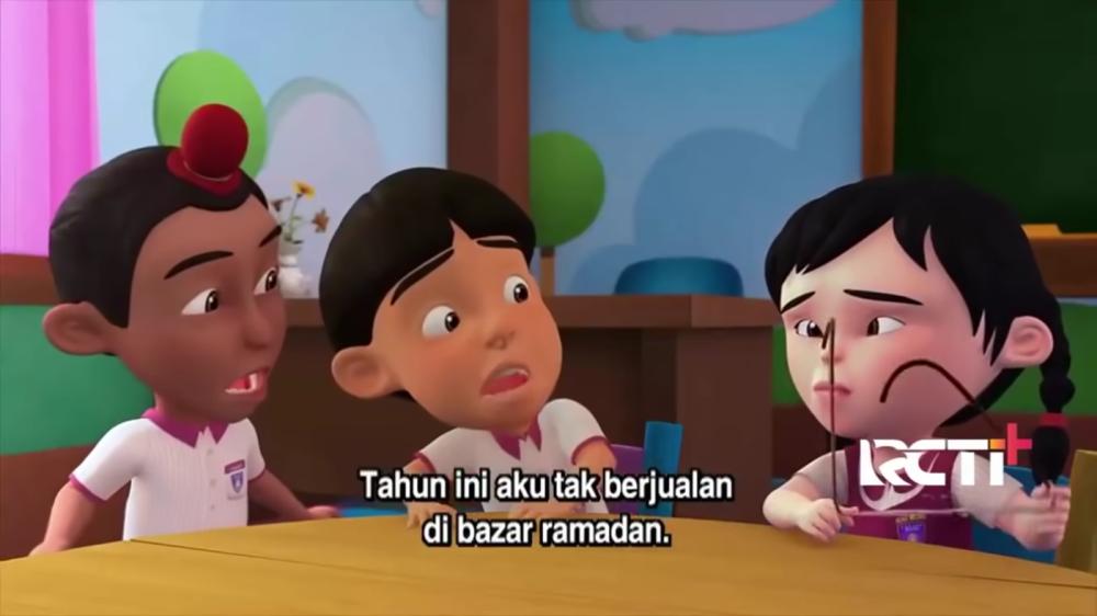 hal yang tak disadari di Upin & Ipin episode Dugaan Puasa