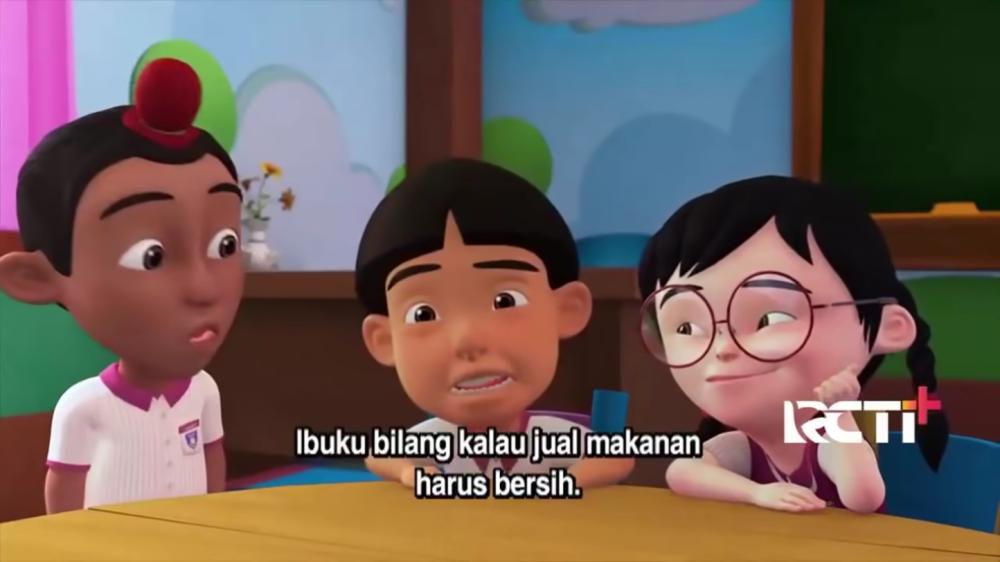 hal yang tak disadari di Upin & Ipin episode Dugaan Puasa